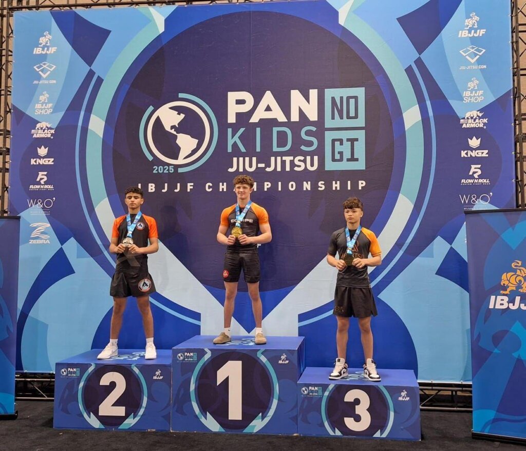 Ipatinguense Diego Prado ganha prata inédita no Pan Kids Jiu-Jitsu EUA soaquinoticias